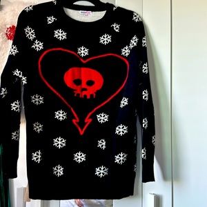 ALKALINE TRIO band holiday sweater XS new